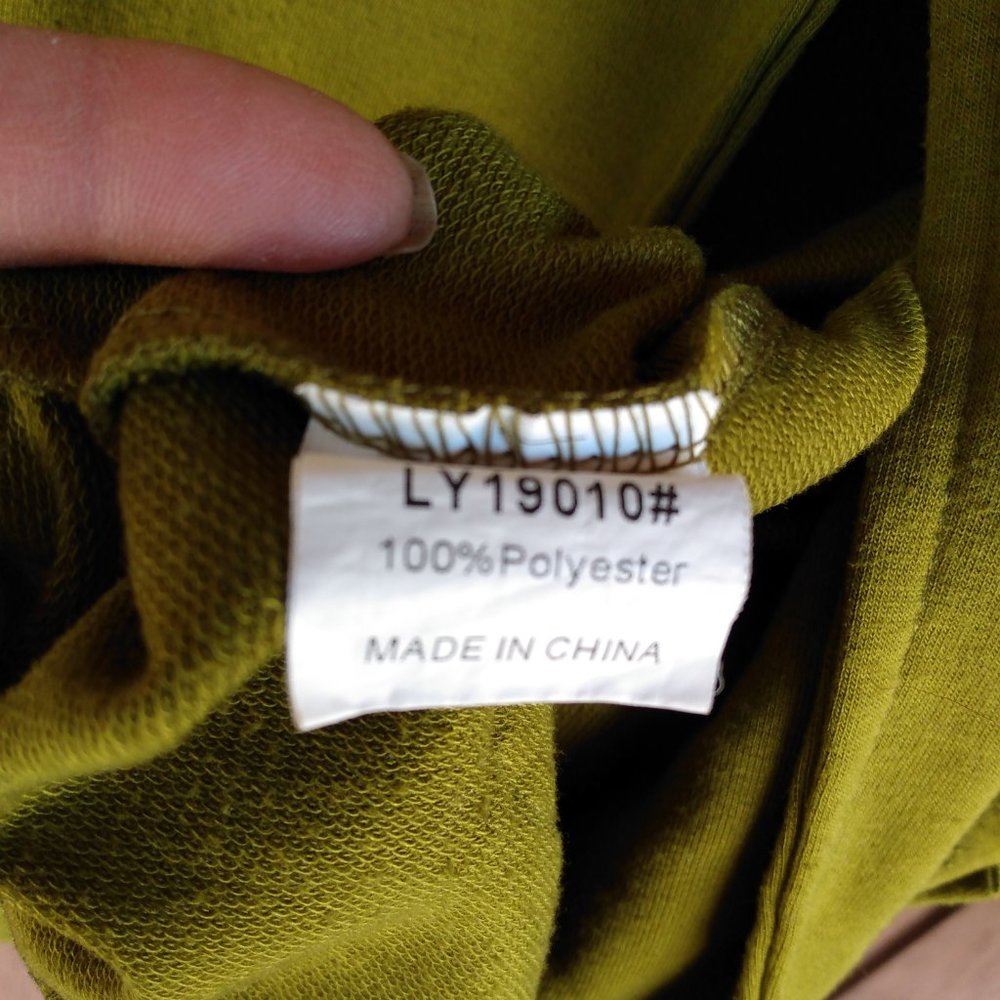 🌎Olive French Terry Boyfriend Blazer - Picture 7 of 9